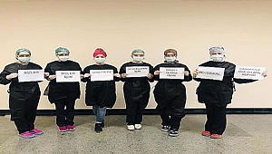 SAĞLIK PERSONELİNDEN ÇANAKKALE'YE "EVDE KAL" MESAJI