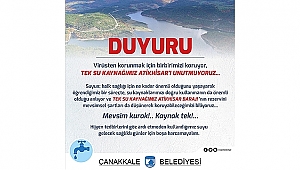 TEK SU KAYNAĞIMIZ ATİKHİSAR'I UNUTMUYORUZ!..