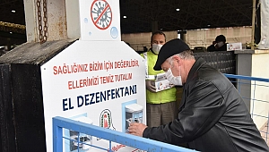 BAŞKAN ÖZ;" KORONAVİRÜS İLE MÜCADELEMİZ CİDDİYETLE DEVAM EDİYOR"