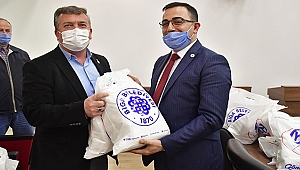 BİGA BELEDİYESİ'NDEN MUHTARLIK VE ODALARA 10 BİN MASKE