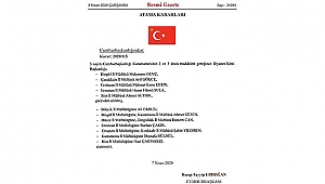 CUMHURBAŞKANI ERDOĞAN'IN İMZASIYLA 5 İLİN MÜFTÜSÜ GÖREVDEN ALINDI!