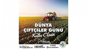 ARSLAN; "MİLLİ EKONOMİNİN TEMELİ TARIMDIR"