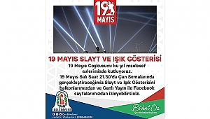 ÇAN'DA 19 MAYIS SLAYT VE IŞIK GÖSTERİSİ YAPILACAK