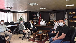 CHP'Lİ HEYETTEN BAŞKAN ÖZ'E ZİYARET