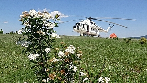 YANGIN SÖNDÜRME HELİKOPTERİ GÖREVE BAŞLADI
