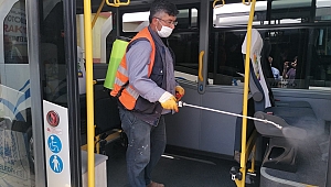 ÇAN'DA ÖZEL HALK OTOBÜSLERİ DEZENFEKTE EDİLDİ