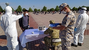ÇAN'LI ASKERLERİMİZ COVİD-19 TESTİN ARDINDAN UĞURLANACAK