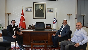 ÇANAKKALE VALİSİ ORHAN TAVLI'DAN ÇTSO'YA VEDA ZİYARETİ