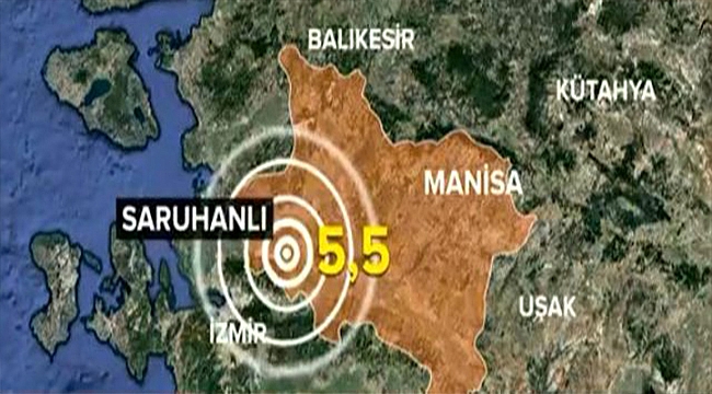 EGE BÖLGESİNİ SALLAYAN DEPREM BİRÇOK İLDEN HİSSEDİLDİ!