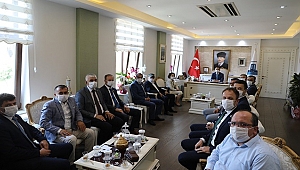 İL GENEL MECLİSİ AK PARTİ VE MHP GRUBUNDAN VALİ AKTAŞ'A HAYIRLI OLSUN ZİYARETİ