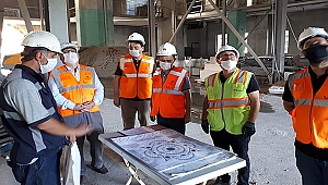 VALİ AKTAŞ, 18 MART İÇDAŞ ULU CAMİİ'NDE DEVAM EDEN ÇALIŞMALARI YERİNDE İNCELEDİ