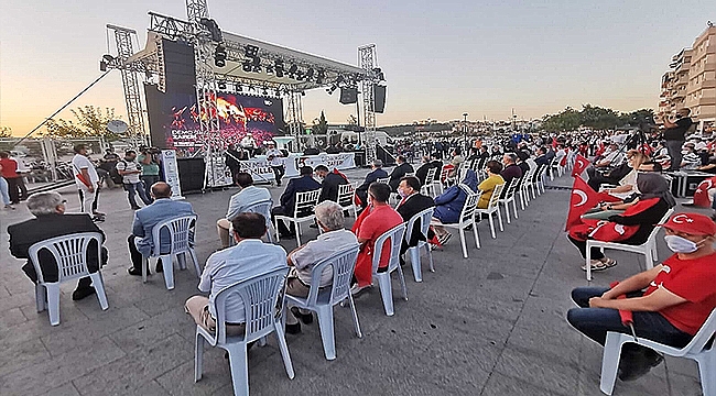  15 TEMMUZ DEMOKRASİ VE MİLLİ BİRLİK GÜNÜ ETKİNLİKLER İLE KUTLANDI