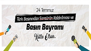 BAŞKAN GÖKHAN'IN TÜRK BASININDAN SANSÜRÜN KALDIRILMASI VE BASIN BAYRAMI MESAJI