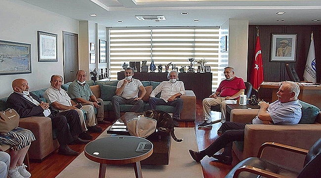 BAŞKAN GÖKHAN KONUKLARINI AĞIRLADI