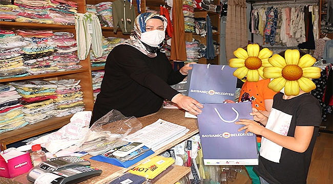 BAYRAMİÇ BELEDİYESİ'NDEN ÇOCUKLARI SEVİNDİREN KAMPANYA