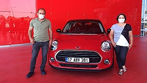 "MİNİ COOPER" SAHİBİNE TESLİM EDİLDİ
