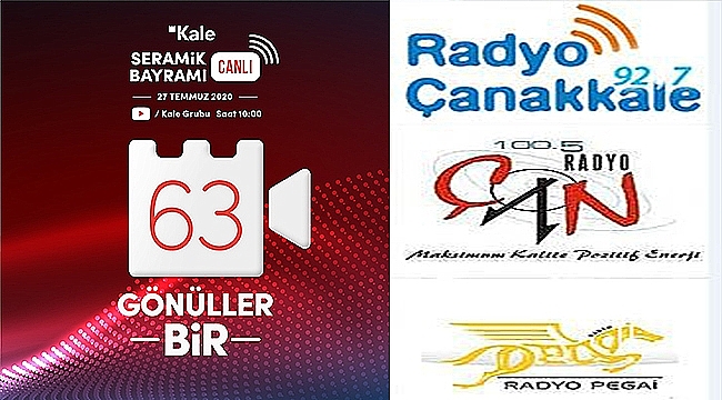SERAMİK BAYRAMI ONLİNE PROGRAMI RADYOLARIMIZDAN TAKİP EDEBİLİRSİNİZ
