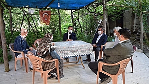 VALİ AKTAŞ, ŞEHİT BİNBAŞI ERCAN KURT'UN AİLESİNİ ZİYARET ETTİ