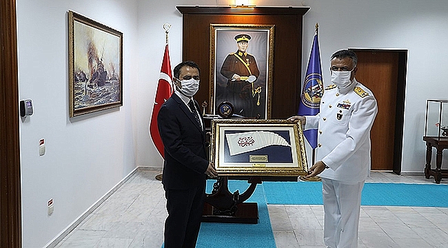 VALİ AKTAŞ'TAN, BOĞAZ VE GARNİZON KOMUTANLIĞINA ZİYARET