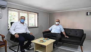 BAŞKAN GÖKHAN'DAN ÖZKURNAZ'A İADE-İ ZİYARET