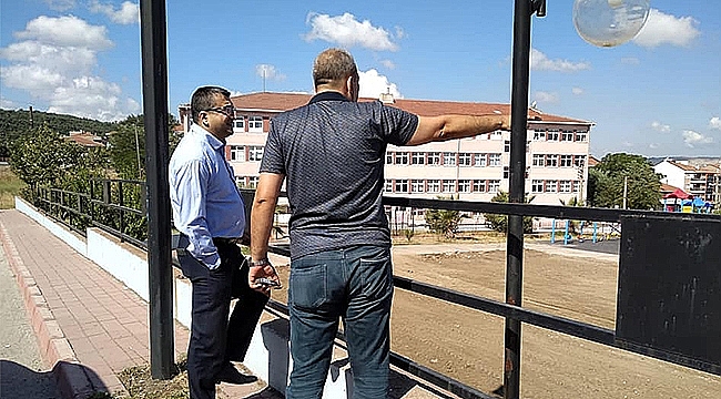 BAŞKAN ÖZ, ÇAN'DA DEVAM EDEN VE PLANLANAN SAHA ÇALIŞMALARI YERİNDE İNCELEDİ