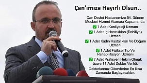 BÜLENT TURAN MÜJDEYİ VERDİ