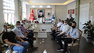  ÇANAKKALE 1915 RUHU GENÇLİK PLATFORMU, VALİ AKTAŞ'I ZİYARET ETTİ