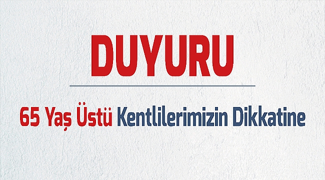 ÇANAKKALE BELEDİYESİ'NDEN ÖNEMLİ DUYURU!