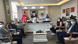 ÇANAKKALE MADENCİLER DERNEĞİNDEN VALİ AKTAŞ'A ZİYARET