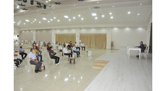 ÇEVRE BİLGİLENDİRME TOPLANTISI İLÇEMİZDE OLDU
