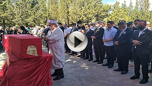 ECEABAT ŞEHİDİNİ UĞURLADI