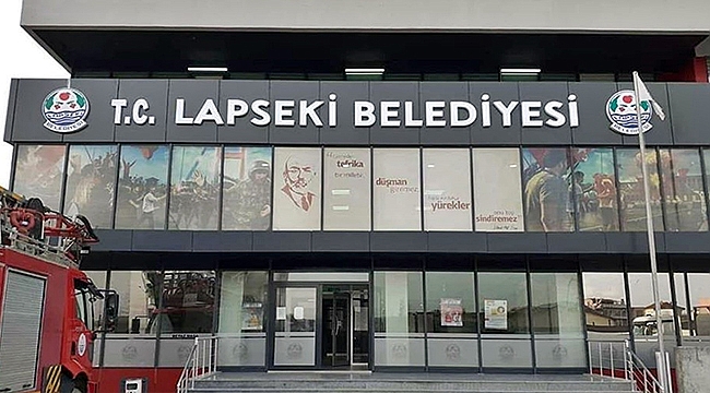 LAPSEKİ BELEDİYESİ'NE SİLAHLI SALDIRI