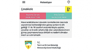 METEOROLOJİDEN SICAK HAVA UYARISI!