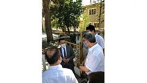 VALİ AKTAŞ, EZİNE MERKEZ ULU CAMİİ'Nİ ZİYARET ETTİ