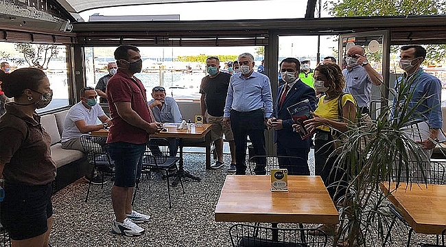 VALİ AKTAŞ, KORONAVİRÜS SALGININA YÖNELİK ALINAN TEDBİRLERİ YERİNDE DENETLEDİ