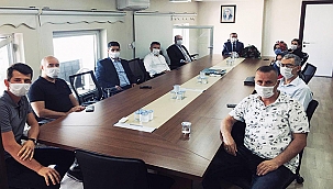 AK PARTİ'DEN KAYMAKAM GÜRDAL'A ZİYARET 