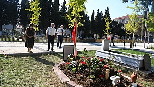 BAŞKAN GÖKHAN ŞEHİT TUĞGENERAL ERDOĞAN'IN KABRİNİ ZİYARET ETTİ