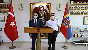 VALİ AKTAŞ, İL JANDARMA KOMUTANINI ZİYARET ETTİ