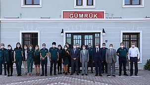 VALİ AKTAŞ'TAN ÇANAKKALE GÜMRÜK MÜDÜRLÜĞÜ'NE ZİYARET