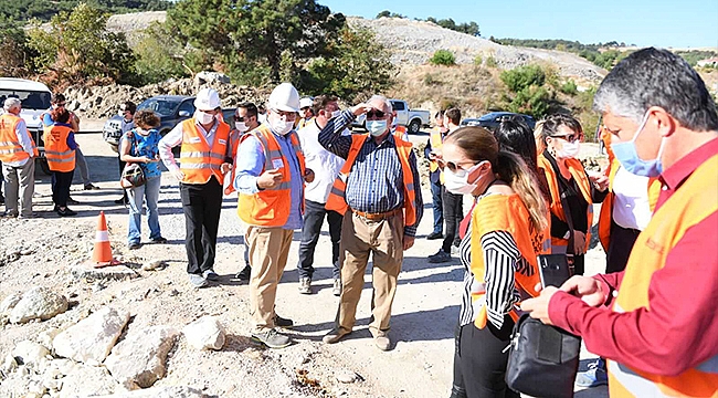 BAŞKAN GÖKHAN EKAY PROJE SAHASINDA İNCELEMELERDE BULUNDU