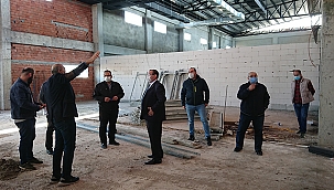 BİGA TSO'DAN MYO İNŞAATINA ZİYARET