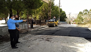 ÇAN'DA ASFALT ÇALIŞMALARI SÜRÜYOR