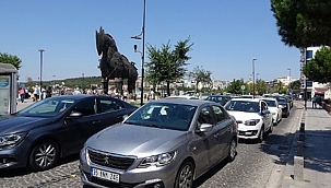 ÇANAKKALE'DE 236 BİN 963 ARAÇ VAR