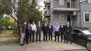 ÇTSO YÖNETİM KURULUNDAN DEFTERDAR V. ALPAY EKİCİ'YE ZİYARET