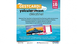GESTCARD KULLANICILARININ DİKKATİNE!