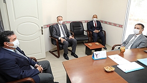 VALİ AKTAŞ, ÇANAKKALE AMATÖR SPOR KULÜPLERİ FEDERASYONUNU ZİYARET ETTİ