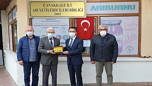 VALİ AKTAŞ, ÇANAKKALE ARI YETİŞTİRİCİLERİ BİRLİĞİNİ ZİYARET ETTİ