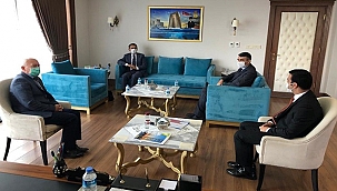 VALİ AKTAŞ, LAPSEKİ KAYMAKAMLIĞINI ZİYARET ETTİ