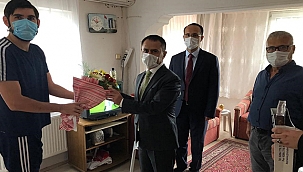 VALİ AKTAŞ, ŞEHİT AİLELERİNİ VE KAHRAMAN GAZİ'MİZİ ZİYARET ETTİ