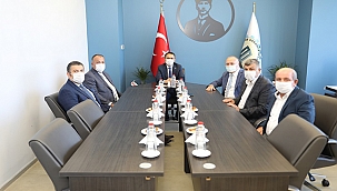 VALİ AKTAŞ'TAN ÇANAKKALE ORGANİZE SANAYİ BÖLGESİ YÖNETİMİNE ZİYARET